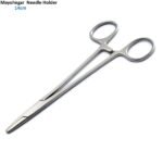MAYO HEGAR NEEDLE HOLDER FORCEPS 14-cm DENTAL SURGICAL SUTURING INSTRUMENT CE